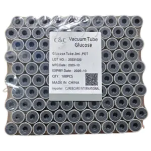 Glucose Blood Collection Vacuum Tube 3ml 100 Pcs