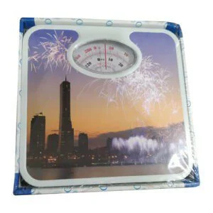 Analog Family Bathroom Scale 130Kg Colorful Personal Scale